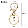 Set de 3 Colgantes con Broche de Langosta Chapado con Diseño de Ocho, Bolsa de Ferretería Llavero de Dragón Redondo Accesorios de Cadena de Anillo DIY Accesorios para Muñecas Pequeñas
