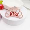 Acessórios de joias de coroa de strass não tecidos DIY feitos à mão Acessórios para roupas e cabelos Acessórios para sapatos e chapéus Acessórios para bolsas