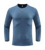 Camiseta deportiva de manga larga Lulu Autumn de secado rápido para hombre, para fitness, running, entrenamiento de baloncesto al aire libre, cuello redondo, elástica.