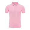 Verão Casual Cor Sólida Algodão T-shirt Manga Curta Lapela Grupo Trabalho Cultura Publicidade Camisa Polo Camisa Bordada Imprimir logotipo