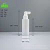 Botellas de Spray para Refrescar el Aliento de 30 ml a 150 ml en Stock, Botellas de Spray para Cuidado del Cabello, Botellas de Spray con Boquilla Larga para Desodorante