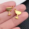 Pingentes de Liga de Ouro Antigo Transfronteiriços Série Vinho Imitação Charms para Pulseira DIY Colar Chaveiro Acessórios de Joias