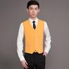 Colete de trabalho de garçom masculino e feminino de verão, roupas de trabalho de caixa de supermercado, shopping, KTV, hotel, garçom, colete