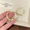 Pendientes Ovalados Geométricos de Aro Otoño e Invierno para Mujer, Pendientes de Moda y de Alta Gama, Estilo Fresco, Pendientes Versátiles para Ropa de Trabajo