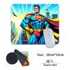 Alfombrilla de ratón para juegos de animación de Superman de la serie Marvel, alfombrilla de mesa de tela con borde de bloqueo de dibujos animados secundarios, alfombrilla de mesa publicitaria, venta al por mayor