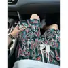 Pantalones cortos de punto con estampado integral de letras para hombre, estilo de verano nuevo, marca de moda, estilo callejero, estilo étnico, casual, versátiles, deportivos, de cinco puntos