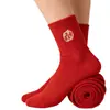 Calcetines Rojos para Hombres y Mujeres en el Año del Caballo, de Longitud Media (hasta la pantorrilla), Rojo Brillante, Año Nuevo 2026, Adecuados para los Nacidos en el Año del Caballo, Lindos Calcetines Largos para Otoño e Invierno
