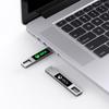 Directo de fábrica nueva hebilla de tigre luminosa llavero 16gb USB 32g creativo metal LOGO luminoso USB