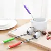 Escorredor Colher de Sopa Espesso em Aço Inoxidável, Colher Grande e Pequena para Sopa e Mingau de Cabo Longo, Filtro Escorredor para Panela Quente de Cozinha Doméstica