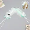 Diadema de Encaje con Lazo Hecha a Mano Estilo Japonés Pinza para el Cabello de Niña Lolita Suave Lindo Accesorio para el Cabello Bidimensional Adorno para el Cabello de Niña Linda