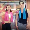 Nueva toalla deportiva con sensación fría yoga fitness toalla de hielo toalla de hielo refrescante toalla de hielo toalla de regalo logo impreso