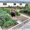 Horta canteiro de vegetais borda de cimento forma de beira de estrada modelo acabado sulco tábua de vegetais tábua pátio vala pavimentação flor