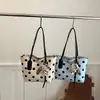Nova Bolsa Tote de Bolinhas 2026 para Mulheres, Grande Capacidade, Para o Trabalho, Bolsa de Ombro Único, Personalizada, Para o Trabalho, Fashion, Bolsa de Braço