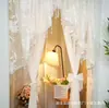 Cortina de encaje estilo francés para puerta, para uso doméstico, cortina translúcida para todas las estaciones, separador de privacidad, mosquitero, instalación sin taladro, divisor de habitación de dormitorio de doble capa