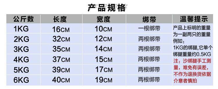 沙袋尺寸