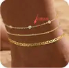 Colar de Trevo de Quatro Folhas com Zircônia Novo Estilo Europeu e Americano para Mulheres, Colar de Flor de Pérola e Concha Atacado, Pulseira de Borboleta com Contas Douradas Atacado