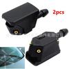 Boquilla limpiaparabrisas universal para coche 8mm 9mm brazo boquilla de chorro ajuste pulverización de agua de 4 vías