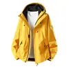 Chaqueta Ligera con Capucha Cortavientos para Exteriores 2026 para Hombres y Mujeres, Corte Holgado, Funcional, Adecuada para Senderismo y Trekking, Otoño