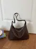 Bolsa feminina casual retrô de grande capacidade 2026 primavera nova bolsa de ombro estilosa bolsa de mão bolsa tiracolo bolsa balde