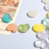 Cuentas de Niebla de Nube Durazno Gordo Dos Tonos Corazón Agujero Recto Lindas Cuentas Hechas a Mano DIY Collar Cadena de Teléfono Móvil Joyería de Accesorios Ins