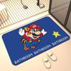 Alfombrilla de baño Mario de Tierra de Diatomeas Absorbente Dibujos Animados Suave Secado Rápido Antideslizante Felpudo Hecho a Medida
