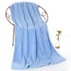 Toalha de coral fleece listrada em tricô de trama absorvente toalha de rosto 3575 toalha de presente para barbearia conjunto de toalhas de banho atacado