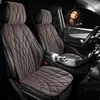 Almofada de Assento de Carro Transfronteiriça, Almofada de Assento de Carro de Cobertura Total para Quatro Estações, Almofada de Assento de Carro Integrada de Couro Nappa Universal para Cinco Lugares