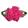 Fábrica de Fitas Folha em Oito 3D Decoração Floral Feita à Mão Fita de Cetim de Poliéster Fita de Organza Decoração de Folha Fita Floral