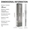 Nuevo producto transfronterizo: Lápiz de cejas de doble punta O'Qianya, impermeable, de larga duración, secado rápido, aspecto natural y a prueba de manchas para un efecto de cejas salvaje