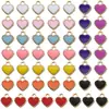 Aleación de Zinc Mini Colgante de Corazón de Goteo de Aceite Pulsera DIY Hecha a Mano Collar Llavero Accesorio de Joyería Materiales