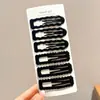 Pinza para el Cabello Negra Sin Costuras para Mujer 2026 Nuevo Clip de Alto Gama para Flequillo Pinza Lateral Accesorio para el Cabello