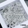Vidro Cristal Diamante com Contas Furo Reto Ponta Dupla Contas Soltas Artesanal DIY Acessórios para Joias Acessórios para Pente de Cabelo Atacado