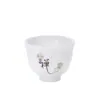 Porcelana Blanca Dehua de las Dinastías Tang y Song, Jade Grasa de Cordero, Taza de Té Pequeña para Ceremonia del Té, Artículos para el Hogar, Juego de Té Creativo de Cerámica, Venta al por Mayor