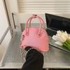 Bolso Carcasa de Color Sólido Famoso en Internet Bolso de Mano 2023 Primavera y Verano Nuevo Elegante Bolso Bandolera de Hombro Bolso de Cadena Textura Trendy