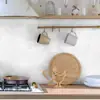 Adesivos de Parede de Cristal Epóxi 3D Europeus e Americanos Papel de Parede Autoadesivo Adesivos Impermeáveis para Banheiro Cozinha à Prova de Óleo Resistentes a Altas Temperaturas