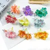 Cadena de Flores Artificiales de Begonia, Tocado de Cabeza de Flor Falsa de Tela de Seda DIY, Kit de Materiales para Corona, Accesorios, Accesorios Florales para Fotografía de Hogar