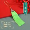 15CM Prata tibetana flor borla orelha roupa chinesa antiga pendente de lapela de pressão de roupa pingente cloisonne DIY pingente atacado
