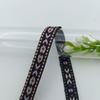 Cinta jacquard de flecha de diamante de 1 cmS, tira lateral, correa, correa, zapatos y sombreros con borde cubierto, accesorios de ropa de estilo étnico