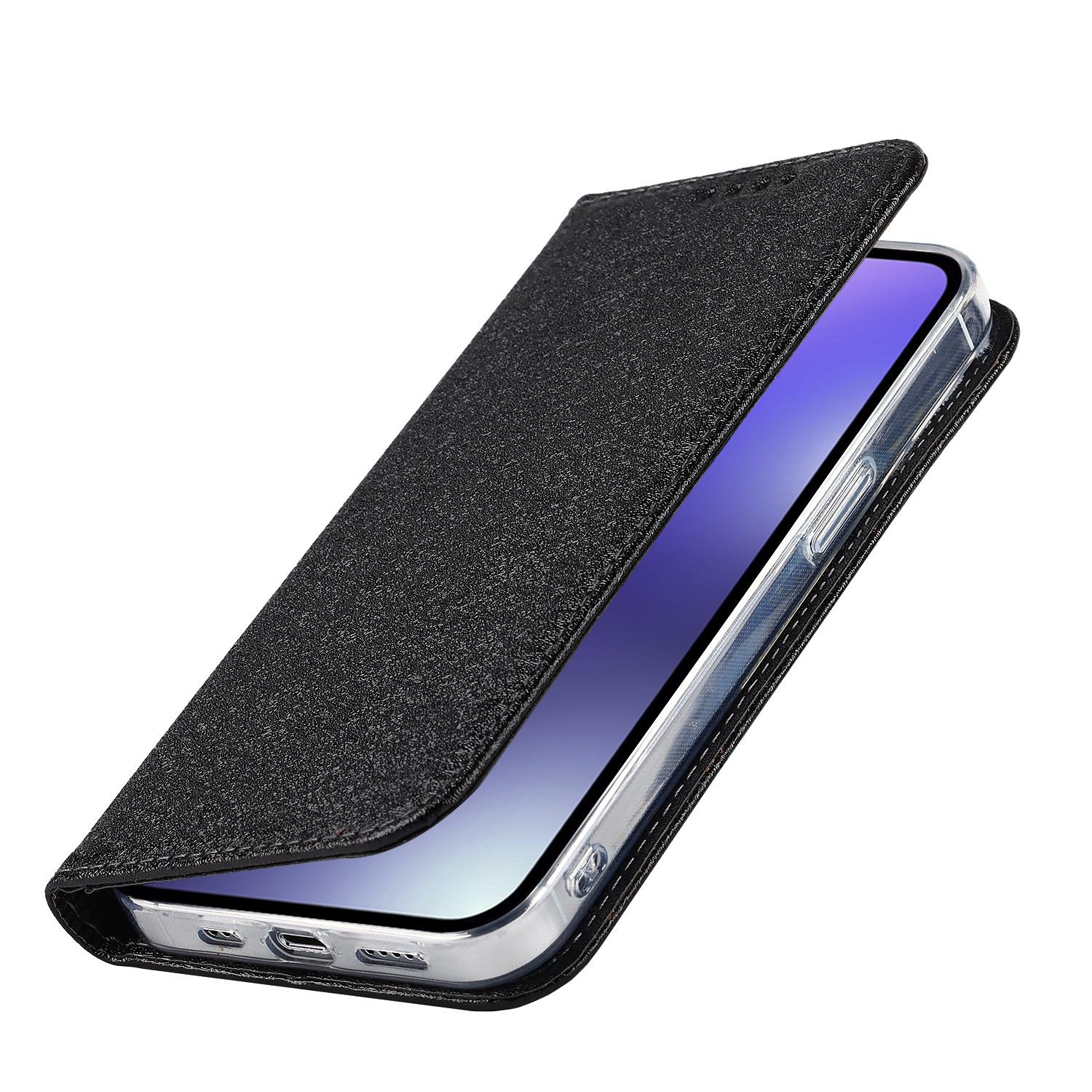 iPhone 14 Pro Max 挂绳蚕丝纹皮