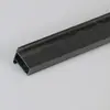 Procesamiento de fábrica perfil de aleación de aluminio para muebles todo aluminio armario sin costuras zócalo de gabinete material de tira decorativa personalización