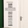 Cruz personalidade preta slogan inglês adesivo de parede quarto sala de estar estúdio fundo decoração de parede adesivo autoadesivo