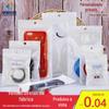 Filme de pérola branca Yin e Yang Bone Bolsa Transparente Auto-selante Bolsa Celular Caso Cabo de dados Vedação Bolsa Jóias Embalagem plástica