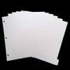 Páginas separadoras A4, Hojas de repuesto para carpeta de anillas de 3 agujeros, 8 páginas, para organizar y separar documentos