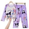 Pijama Infantil para Meninos, Novo Estilo Primavera e Outono 2026, Conjunto Fino de Manga Longa, Roupa de Casa Princess da Moda para Usar ao Ar Livre