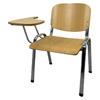 Silla de Mesa de Escritura para Entrenamiento Yu Qiang Sala de Reuniones Personal Noticias Silla Simple Acero Cuatro Patas Tablero de Madera Pulverización Taburete Eléctrico