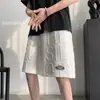 Pantalones cortos de verano para hombre pantalones cropped populares marca popular color liso pantalones ins holgados rectos casuales modernos combinan con todo deportivos