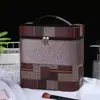 Bolsa de Cosméticos Bolsa de Almacenamiento, Caja de Almacenamiento de Cosméticos de Cáscara Dura de Gran Capacidad, Maleta de Viaje, Brocha de Maquillaje, Portátil e Impermeable