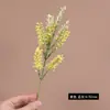Espigas de Trigo de Espuma Flores Artificiales para Decoración del Hogar, Fotografía de Bodas, Arreglos de Flores Falsas, Flores de Arroz con Perlas Atadas a Mano, Venta al por Mayor de Comercio Exterior