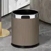 Lixeira para Uso Doméstico, Sala de Estar, Cozinha de Luxo Leve, Tamanho Grande, Quarto, Camada Dupla, Design Simples, Banheiro, Banheiro, Alto Valor Estético