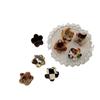 Estilo coreano Flor Simples Tamanho Pequeno Grab Clip Franja Quebrado Hairpin Checkerboard Hairpin Fairy Shark Clip Hairpin Hairpin Mulheres